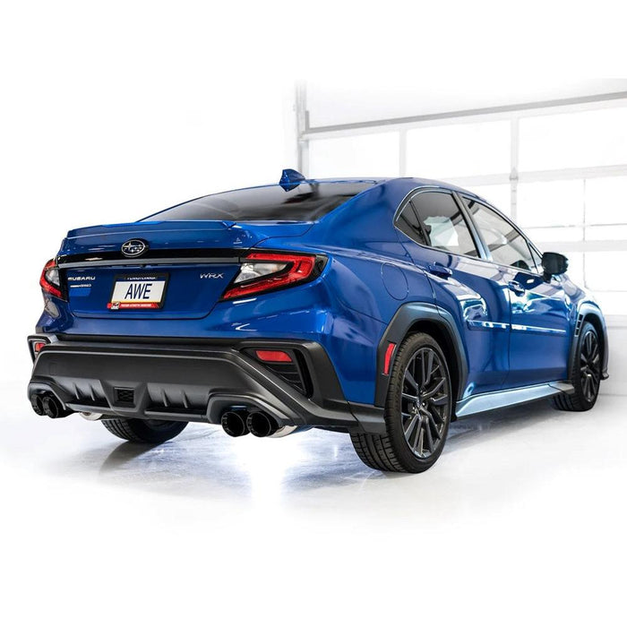 AWE Touring Edition Axleback Exhaust for VB Subaru WRX - Diamond Black or Chrome Silver Tips