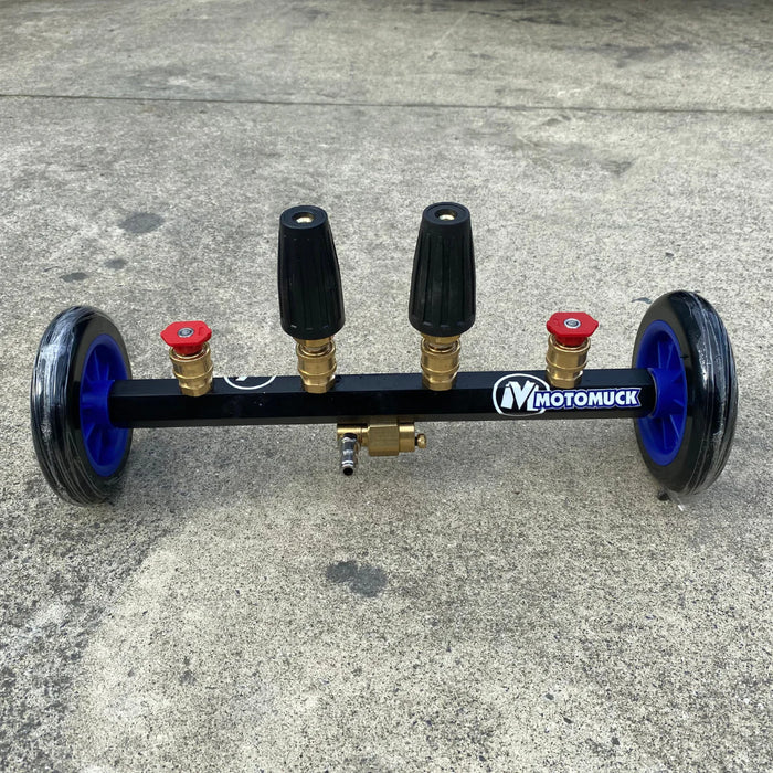 Motomuck MEGA Under Vehicle Cleaner + Pressure Wash Road Cleaner.- Inc. Adapter
