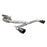 3" Scorpion Resonated Cat Back Exhaust system Black Ceramic Tips