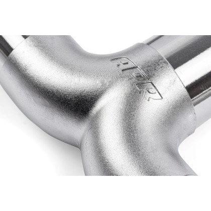 APR Cast T304 Stainless Steel T-Splitter - 76mm to Dual 63.5mm (3in to Dual 2.5in)