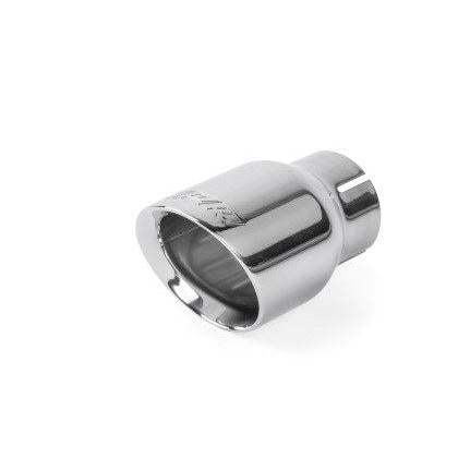 APR Double-Walled 3.5in Slash-Cut Tips - Polished Silver - Set of 2
