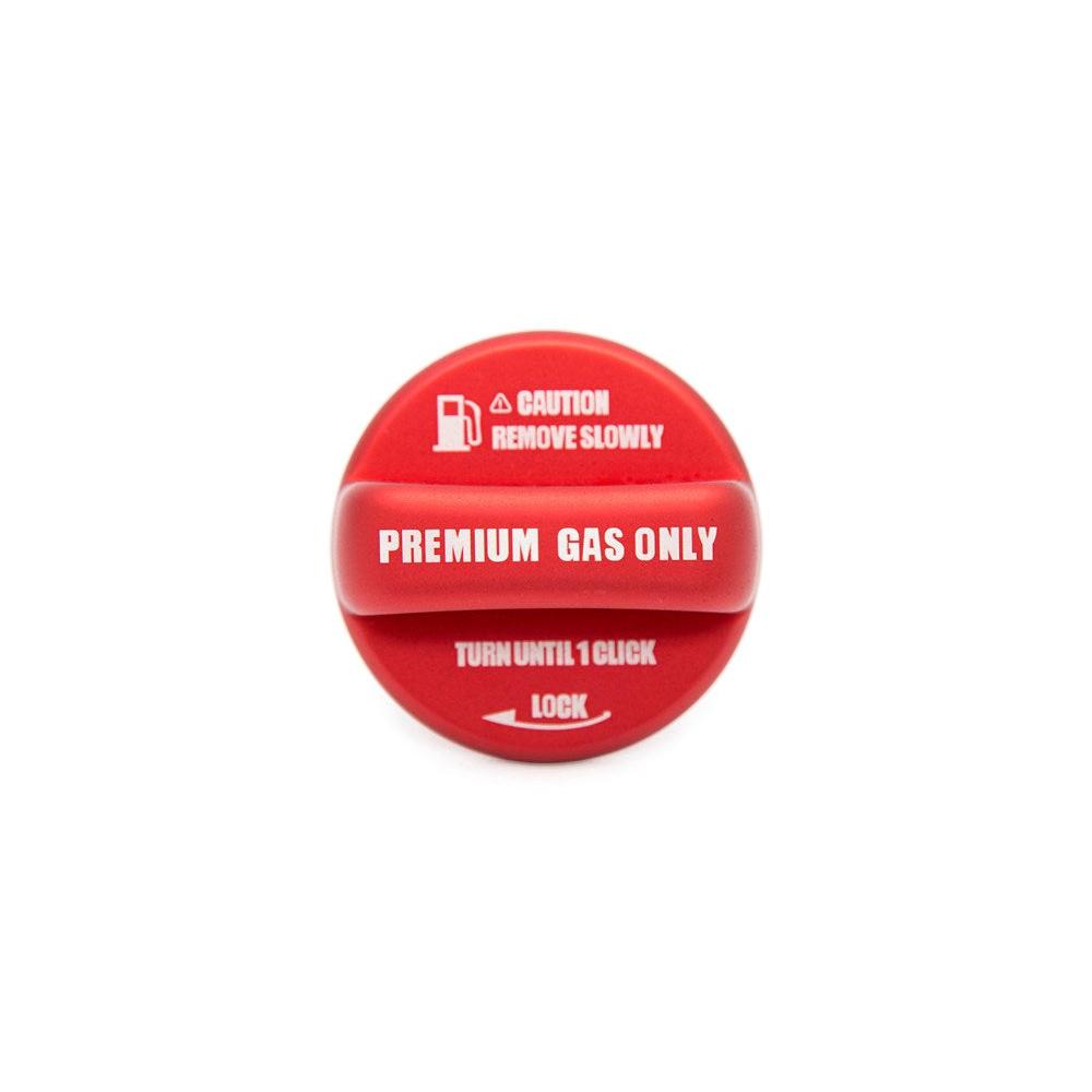 OLM Anodized Red Fuel Cap Cover - 15 WRX STI 13 FT86 13 Crosstrek 14 Forester 12 Impreza