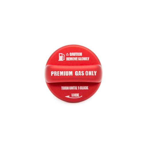 OLM Anodized Red Fuel Cap Cover - 15 WRX STI 13 FT86 13 Crosstrek 14 Forester 12 Impreza