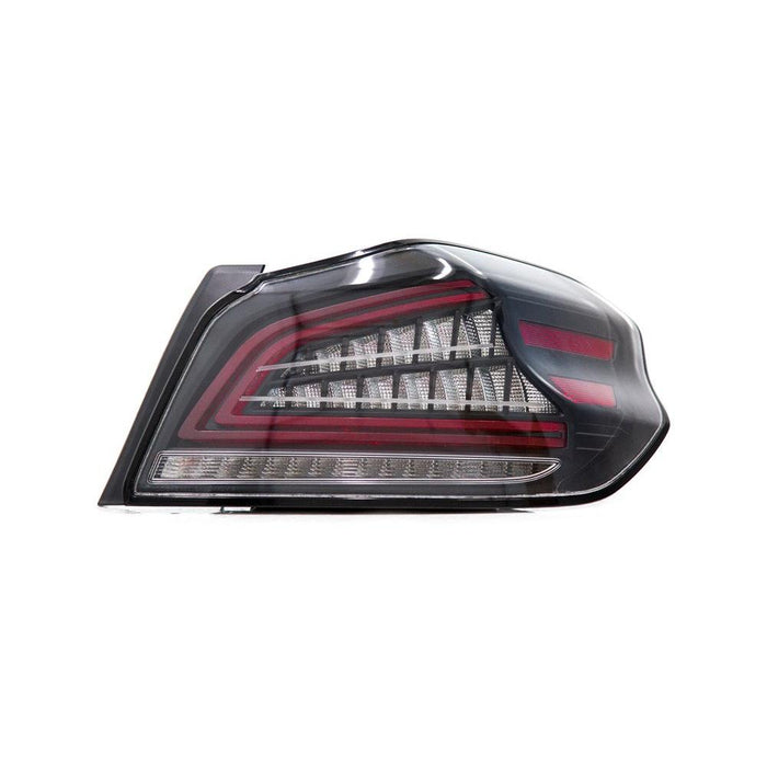 OLM Spec CR Tail Lights (Clear Lens Black Base) - 2015-2021 Subaru WRX STI