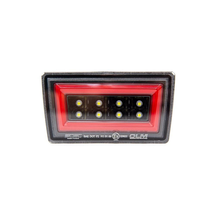 OLM NB R F1 Rear Brake Light (Clear Lens Gloss Black Base Red Bar) - 15 WRX STI