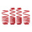 APR 15-21 Volkswagen Golf R/GTI (MK7/MK7.5) Roll-Control Lowering Springs - Red