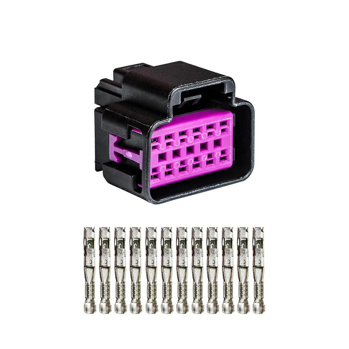 FuelTech PRO550/600 12-Way Connector Kit (Harness Side)