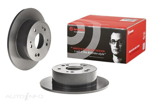 Brembo Rear Brake Solid Rotors - DC5 Type R