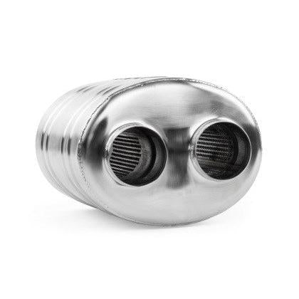 APR Premium Sound Absorption Muffler - Dual 63.5mm (2.5in) - Oval Body 220mm x 169mm x 260mm