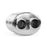 APR Premium Sound Absorption Muffler - Dual 63.5mm (2.5in) - Oval Body 220mm x 169mm x 260mm