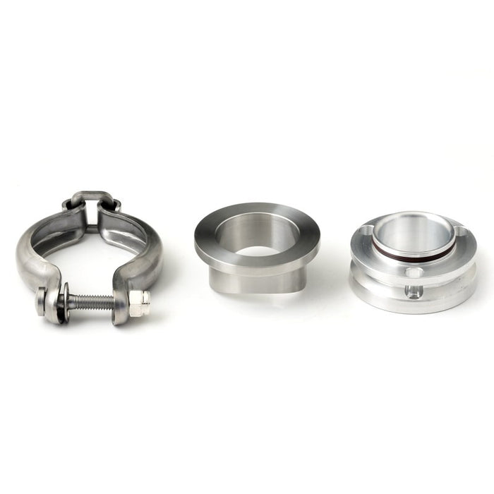 GFB V-Clamp Weld-On kit is used to mount GFB BOVs onto stainless steel intercooler pipes