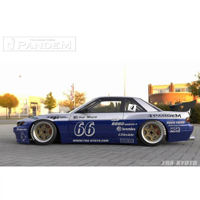GReddy 89-94 Nissan 240SX Coupe w/ Silvia Headlights Pandem S13 Full Wide-Body Aero Kit w/o GT Wing