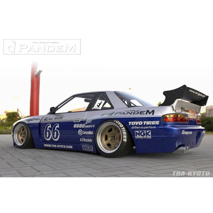 GReddy 89-94 Nissan 240SX Coupe w/ Silvia Headlights Pandem S13 Full Wide-Body Aero Kit w/o GT Wing