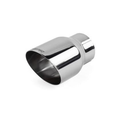 APR Single-Walled 3.5in Slash-Cut Tips - Polished Silver - Set of 2