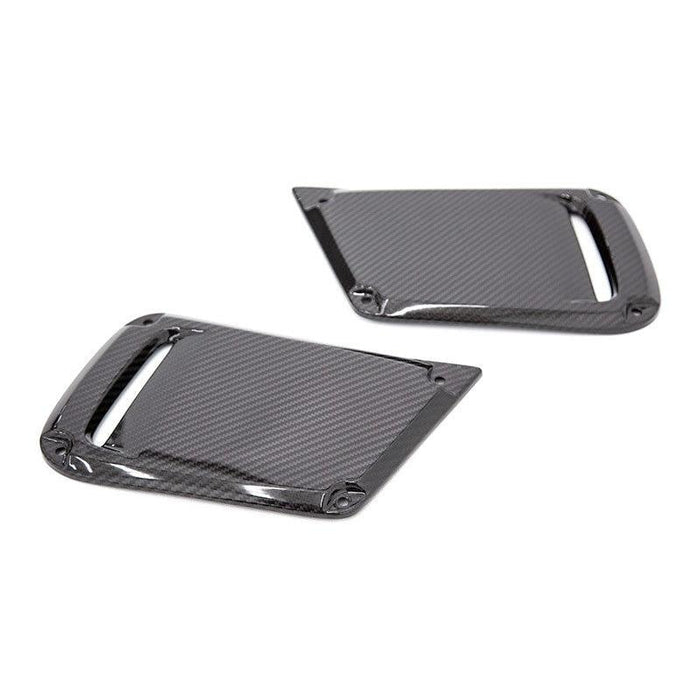 OLM LE Dry Carbon Fiber JDM Facelift Bezel Cover (No Fog Hole) - 18 WRX STI