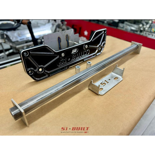 S1Built - Billet Aluminum Rear Diff Mount Kit - RSX/EP3/EM2/ES/ in Black Anodize