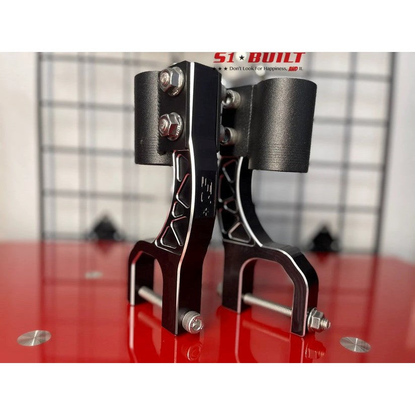 S1Built - Billet Forks - Anodized Black