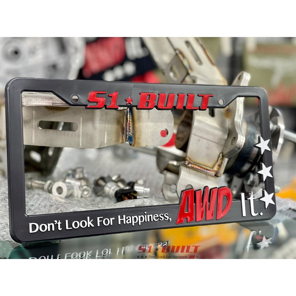 S1Built - License Plate Frames - Plastic