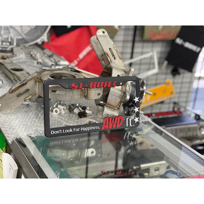 S1Built - License Plate Frames - Plastic