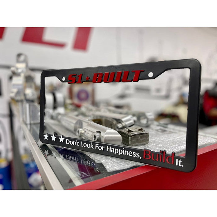 S1Built - License Plate Frames - Plastic