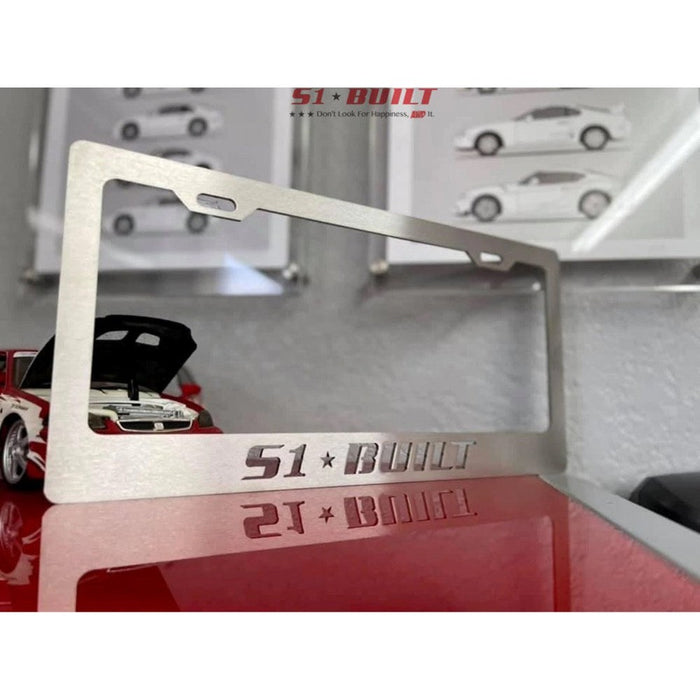 S1Built - Metal S1Built License Plate Frames