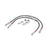 APR 15-20 Audi A3/A3 Quattro/S3/15-24 VW Golf R Braided Stainless Steel Brake Line Set - Front