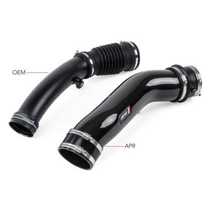 APR 17-20 Audi RS3/18-22 Audi TT RS Quattro (MK3) 2.5T TFSI Turbocharger Inlet Rear Carbon Tube