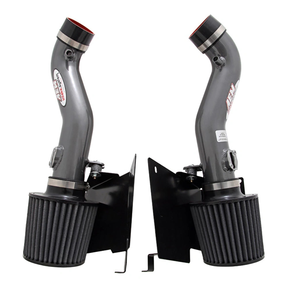 AEM 07 350z Silver Dual Inlet Cold Air Intakes w/ Heat Sheilds