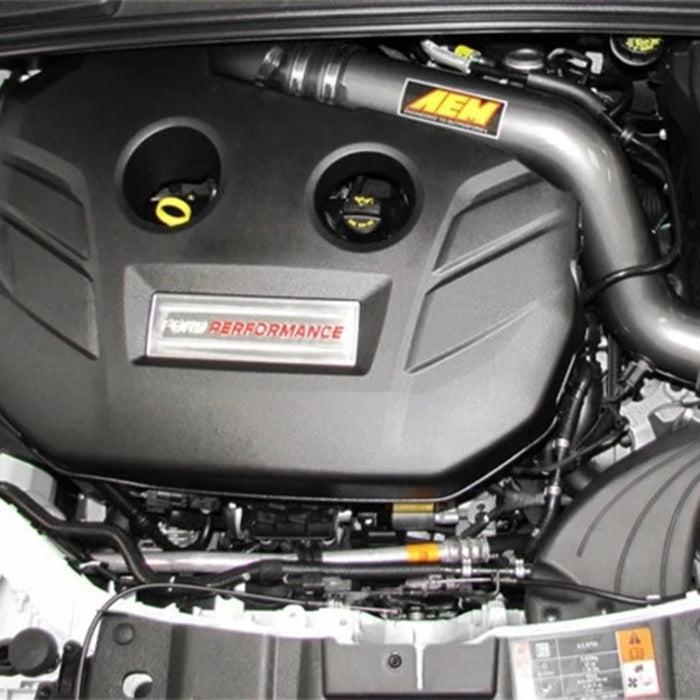 AEM 16-18 Ford Focus RS L4-2.3L F/I Gunmetal Gray Cold Air Intake