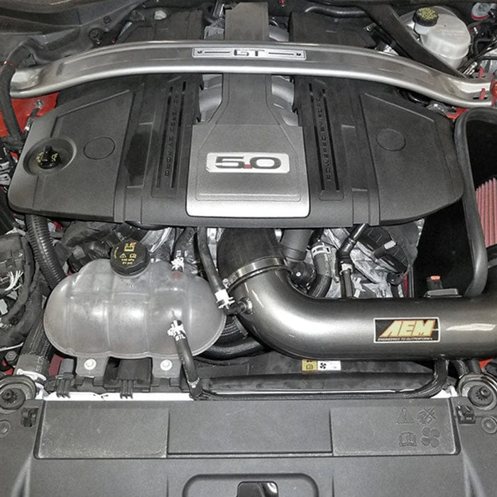 AEM 2018 Ford Mustang V8-5.0L F/I Gunmetal Gray Cold Air Intake