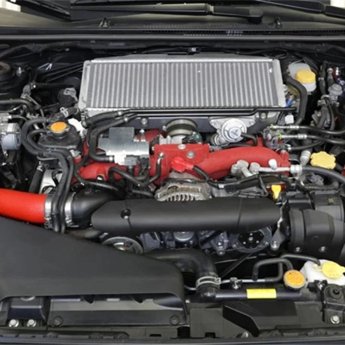 AEM 2018 Subaru WRX STI 2.5L H4 F/I Cold Air Intake System - Wrinkle Red