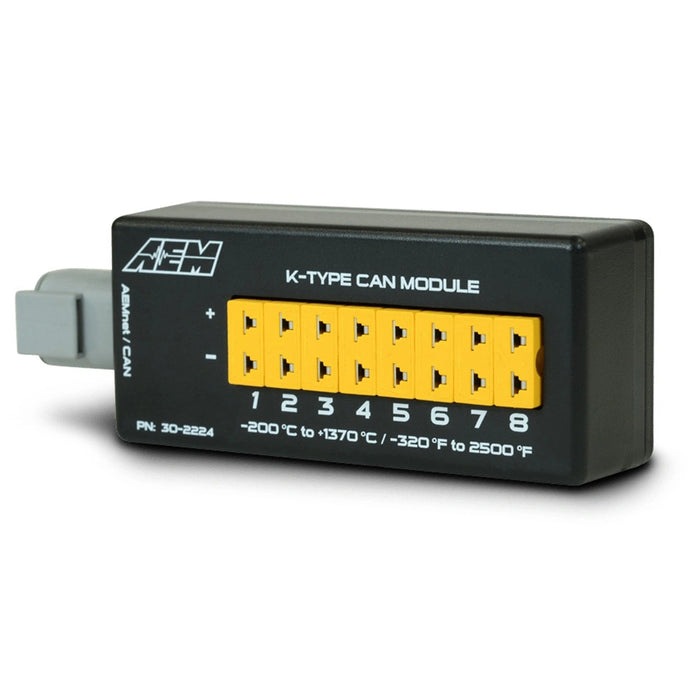 AEM 8-Channel K-Type Thermocouple EGT/Temperature Sensor Module