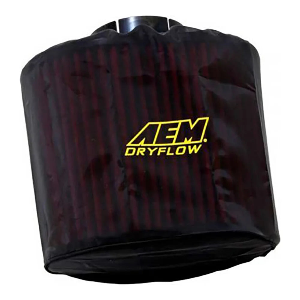 AEM Air Filter Wrap Black 7 1/2 inch Base 7 inch Top 9 inch Tall