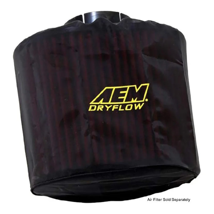 AEM Air Filter Wrap Black 7 1/2 inch Base 7 inch Top 9 inch Tall