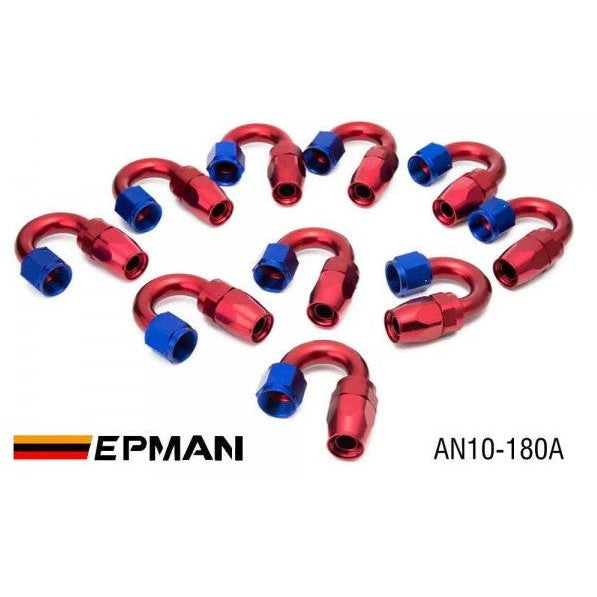 Epman - Universal AN4/6/8/10/12  0/45/90/180 Degree Swivel Hose End Fitting