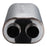 Adrenalinr Mufflers Chambered 9inch Oval Twin inlet
