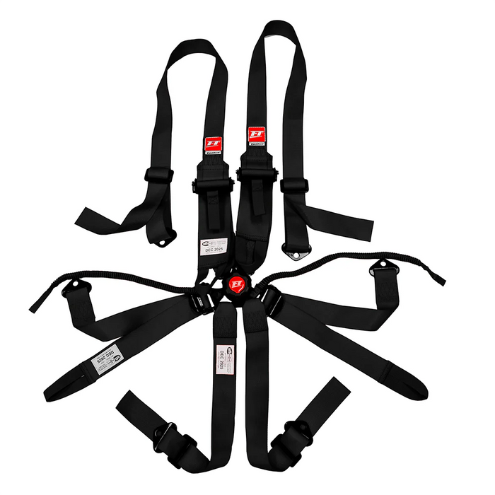 FuelTech Pro 6 Point Canlock Drag Racing Harness SFI 2"