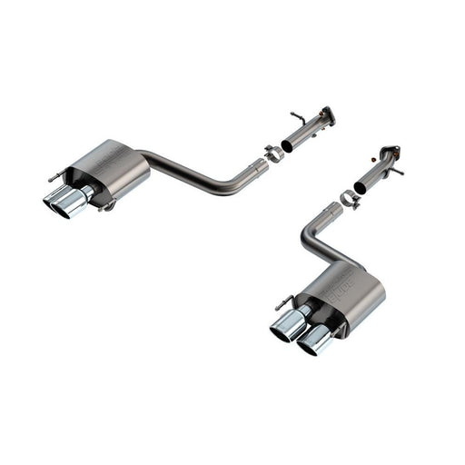 Borla 15-24 Lexus RC F/22-25 IS500  Axle-Back Exhaust System S-Type - Chrome Tips/Black Chrome Tips