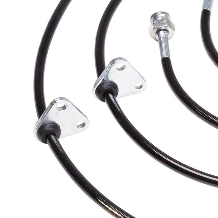 Chase Bays Caliper Brake Lines - 88-00 Civic / CRX & 90-01 Integra w/ Rear Disc - Both