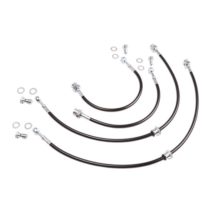 Chase Bays Caliper Brake Lines - 89-94 Nissan 240sx S13 - Both