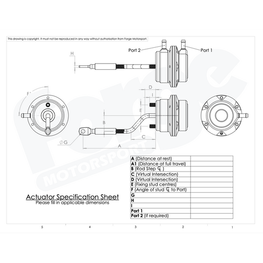 Custom Wastegate Actuator