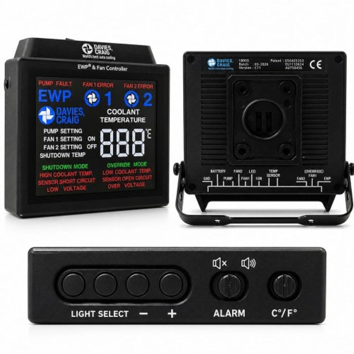 Davies Craig Digital COLOUR Electric Water Pump & Fan Controller Kit