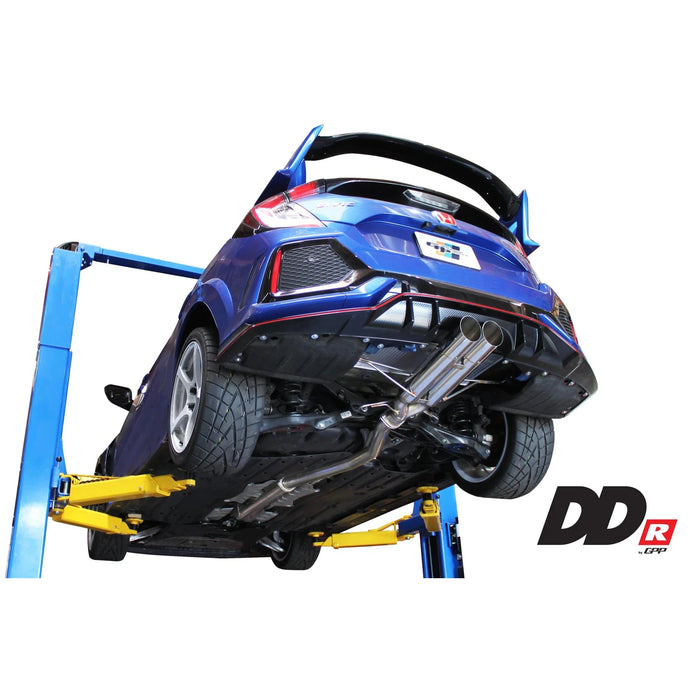 GReddy 2017+ Honda Civic Type-R DD-R Sport Exhaust System (Resonated)