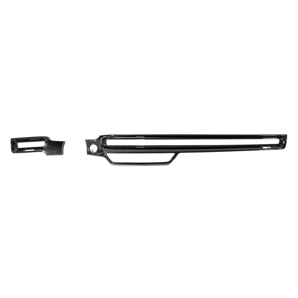 OLM LE Carbon Fiber Interior Dash Cover (2pc) - 2022 Honda Civic Type R