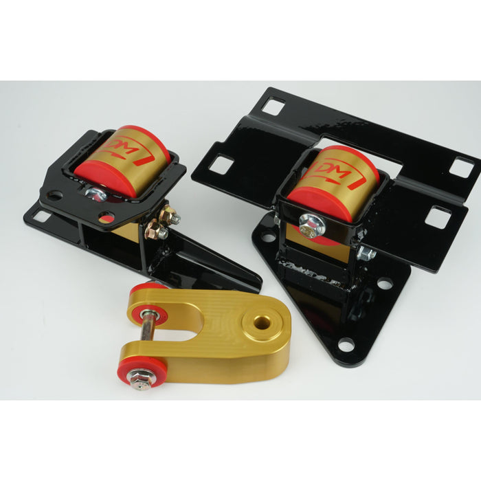 Damond Motorsports-Mazdaspeed3 Full Motor Mount Set-Gold-Red-Street at Damond Motorsports
