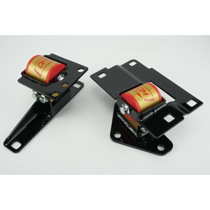 Damond Motorsports-Focus ST/RS Side Motor Mount Combo-Gold-Red-Race at Damond Motorsports