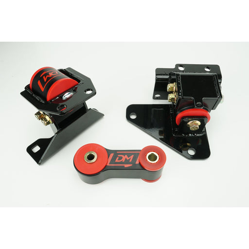 Damond Motorsports-Mazdaspeed6 Full Motor Mount Set-Black-Red-Race at Damond Motorsports
