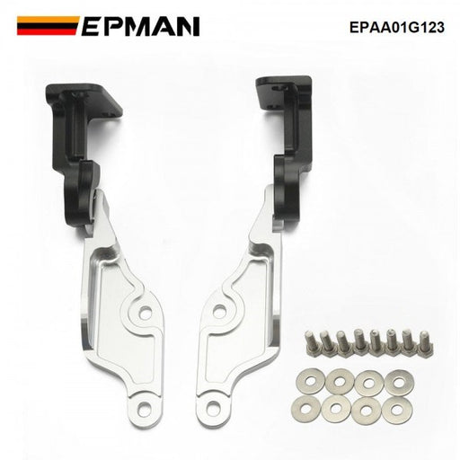 EPMAN Billet Aluminum Quick Hood Hinge Release Latch For Honda DC5