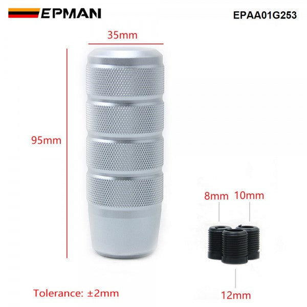 EPMAN Universal Knurled Gear Shift Knob 95mm