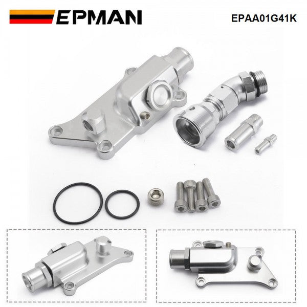 EPMAN Upper Coolant Housing Straight For K24/K20Z3  -  filler neck option